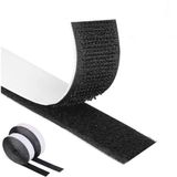 Bant Evi Yapışkanlı Cırt Bant Siyah Kendinden Yapışkanlı Cırt Cırtlı Bant (20mm x 1metre)
