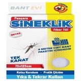 Bant Evi Yapışkanlı Sineklik Hazır Bantlı Sineklik (Tek Kanat (75x125cm))