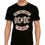 Bant Giyim Ac/Dc Siyah Erkek T-Shirt - XS