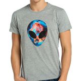Bant Giyim Alien Cosmos Gri Erkek T-Shirt - XL