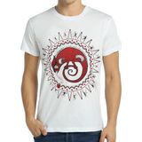 Bant Giyim Avcının Sevdası Bukalemun Beyaz Erkek T-Shirt - XL