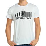 Bant Giyim Barcode Beyaz Erkek T-Shirt - XS