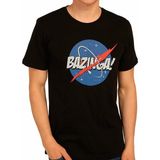 Bant Giyim Big Bang Theory Nasa Siyah Erkek T-Shirt - XL