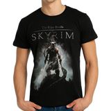 Bant Giyim Elder Scrolls Skyrim Siyah Erkek T-Shirt - XS