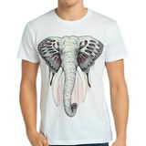 Bant Giyim Elephant Fil Beyaz Erkek T-Shirt