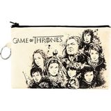Bant Giyim - Game Of Thrones Bez Cüzdan Clutch El Çantası - Krem