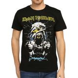 Bant Giyim - Iron Maiden Powerslave Siyah Erkek Tişört - XXL