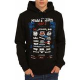 Bant Giyim Lord Of The Rings Siyah Kapüşonlu Erkek Sweatshirt