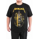 Bant Giyim - Metallica Gitar 4xl Büyük Beden Erkek T-Shirt - XXXXL - Siyah