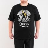 Bant Giyim - Queen Freddie Mercury Büyük Beden Erkek T-Shirt - XXXXL - Siyah