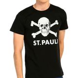 Bant Giyim St. Pauli Futbol Siyah Erkek T-Shirt - XXXL