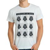Bant Giyim Star Wars Darth Vader Beyaz Erkek T-Shirt - L