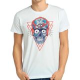 Bant Giyim Stereo Skull Beyaz Erkek T-Shirt