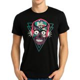 Bant Giyim Stereo Skull Siyah Erkek T-Shirt - XS