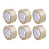 Bant Güçlü Sağlam Kaliteli Şeffaf Koli Bandı Bantı / 45 mm x 100 Metre / 6'lı 10 Paket - 60 Adet