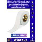 #Bant Güçlü Yapışkanlı Montaj Bandı Dayanıklı Sabitleyici Çift Taraflı Köpük Bant 25 Mm X 2 Metre