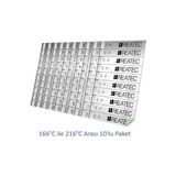 Bant Marketim Sıcaklık Ölçüm Etiketi Isı Ölçer Ölçüm Aralığı 166 °c - 216 °c (10ADET) - 1 Adet
