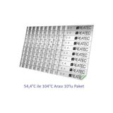 Bant Marketim Sıcaklık Ölçüm Etiketi Isı Ölçer Ölçüm Aralığı 54,4 °c - 104 °c (10ADET) - 1 ADET