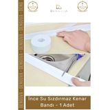 #Bant Pvc Mutfak Banyo Tezgah Lavabo Küvet Kenar Koruyucu Su Sızdırmaz Kenar Bandı - 1 Adet