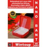 #Bant Şeffaf Nano Pu Jel Süper Güçlü Yıkanabilir Pratik Sabitleyici Çift Taraflı Bant Seti 60 Parça