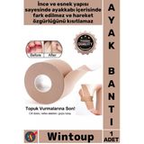 #Bant Topuk Koruyucu Esnek Cilt Dostu Ortopedik Ayakkabı Vurma Önleyici Rulo Bant 2.5 Cm X 5 Metre