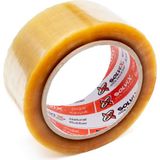 Bantix Solvix Doğal Kauçuk Koli Bandı 45 mm 100 mt Şeffaf 6'lı Paket 30-70 Derece Isı Dayanımlı