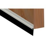 bantmarketim-Kapı Altı Alüminyum Sıyırıcı Kauçuk 100 cm