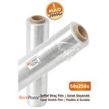BantPazar Şeffaf Palet Streç Film 2000 gr | 50cm x 250± mt | 17 Mikron Yerli Üretim Ambalaj Paketleme