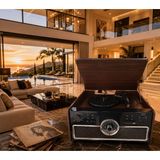 Banum Luxury Crownwell 6'sı 1 Arada Bluetooth Retro Pikap / Plak Çalar - Ahşap