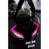 Banxtre CFMOTO 250SR 2026 Model için Far Tasarım Gündüz Ledi Far Filmi Sticker Seti