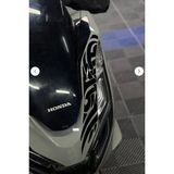 Banxtre Honda Pcx Için Uyumlu Far Üstü Siyah Tribal Desen Sticker Etiket (Tam Uyumlu Kesme Biçmesiz) - pcx uyumludur