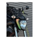 Banxtre Yamaha MT-07 için Far Kaşı Sticker Etiket (Sağ ve Sol ) (2014-2017 Yılları Arası Uyumlu)