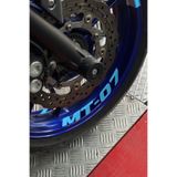 Banxtre Yamaha MT-07 için Jant içi MT-07 Yazı Sticker Etiket ( 4 Adet) (Tüm Yıllara Uyumlu)
