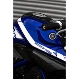 Banxtre Yamaha MT-25 için Beyaz Renk Depo Kordon Master Of Torque Sticker Seti (Sağ ve Sol) (2016-2019)
