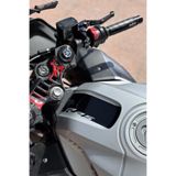 Banxtre Yamaha R25 için Depo Önü R25 Detaylı Siyah Renk Sticker (2019-2024)