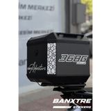 Banxtre Zontes Scooter Grubu için Komple Reflektörlü Çanta Sticker Seti (Ultra Reflektif 7 Parçadan Oluşur)