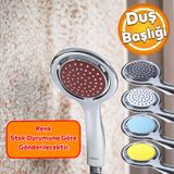Banyo Aksesuar Dus Telefon Basligi Yuvarlak Renk Secenekli Klasik El Baslik