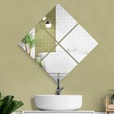 Banyo Aynası Düz Ayna 4'lü Takım Kare Ayna 30cm X 30cm Düz
