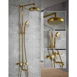 Banyo Bataryası Duş Seti Gold Altın Dore Özel Seri Yeni Model 5 Yıl Garantili