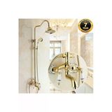 Banyo Bataryası Duş Seti Gold Altın Dore Seramik Ve Taşlı Model 7 Yıl Garantili İthal