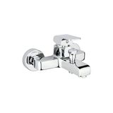 Banyo Bataryası Kare Tasarım Banyo Musluğu Pirinç Büyük Model