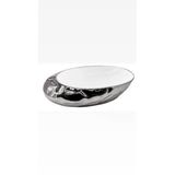 Banyo Çanak Lavabo 52*32*14 Ölçü Silver Gümüş Seramik Lavabo