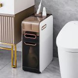 Banyo dolabı, tekerlekler, plastik çekmeceli düzenleyici, küçük alanlar için büyük kapasite: Modern dikey saklama çözümü