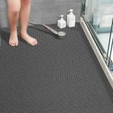 Banyo Duş Havuz- Z Mat Petek Kaydırmaz Pvc Paspas Gri En 90 X1mt