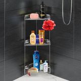 Banyo Dus Rafi Sampuanlik Koselik Ucgen Krom 3 Katli Malzemelik Organizer Duzenleyici Mutfak Esya Rafi
