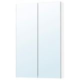 Banyo Duvar Dolabı, 60X15X95 Cm, 2 Ayna Kapaklı