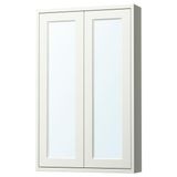 Banyo Duvar Dolabı, Beyaz, 60X15X95 Cm, 2 Ayna Kapaklı