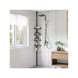 Banyo Düzenleyici 4 Katlı Duş Rafı, 85-305 Cm Ayarlanabilir