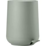 Banyo Için Çöp Kutusu, Kozmetik Kovası, Banyo Için Çöp Kutusu, Çap 20,5 Cm, Yükseklik 23,5 Cm, Kapasite 3 Litre, Matcha Green - 000-Siyah - Option-1
