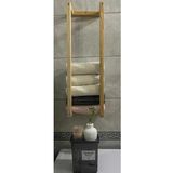 Banyo İçin Modern Ahşap Havlu Askılığı - Şık ve Fonksiyonel Tasarım